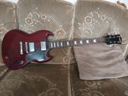 Electric guitar used very - electric,