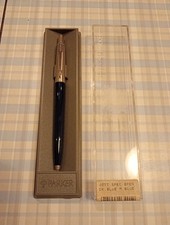Vintage Dark Blue Parker Jotter Ballpoint Pen  Made In England