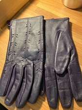 Ladies Purple Soft Leather