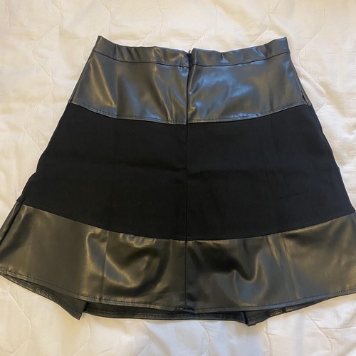 Bnwot black faux leather mini - bnwot,