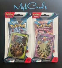 Pokemon Paradox Rift Checklane Blister Pack (Pineco / Sinistea) You Pick !
