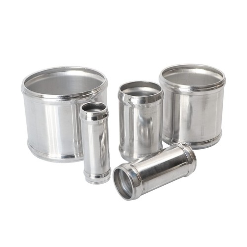 Polished aluminium joiner pipe - joiner,
