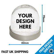 Custom snow globe - snow,