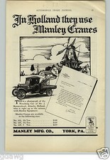 1927 PAPER AD Manley Tow Truck