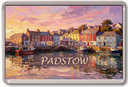 Fridge magnet padstow oil - magnet,
