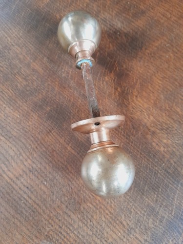Reclaimed brass door handles - reclaimed,
