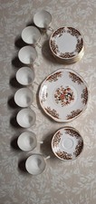 a vintage tea set in