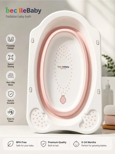 Foldable baby bath tub - bath,