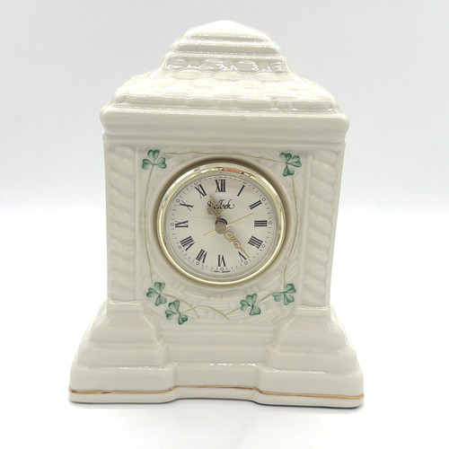 Belleek cashel mantel - belleek, clock