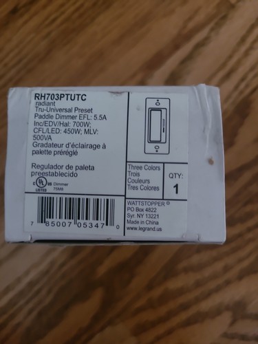 Legrand radiant dimmer - radiant,