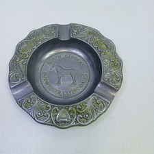 Vtg 1970's Busch Gardens Budweiser Clydesdales Metal Ashtray Souvenir NEW In Box