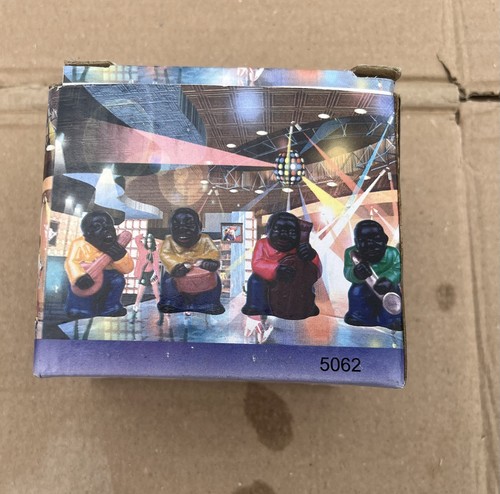 American jazz band figurines - american,