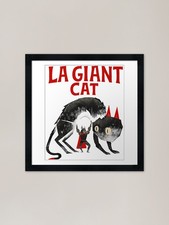 La Giant Cat Framed Art Print