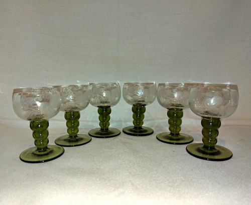 Vintage german etched - vintage,