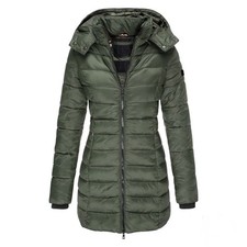 Womens Winter Long Puffer Coat