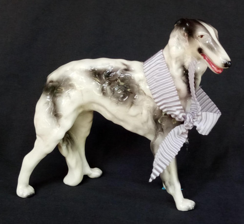 Borzoi dog figurine - dog,