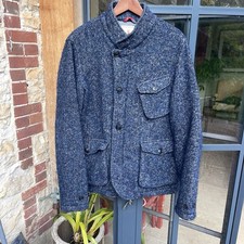Blue Baracuta Wool and Alpacca Jacket Men's Size 44