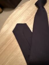Ex Police Black Clip on Tie