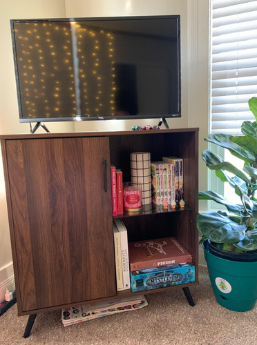 Small side cabinet walnut - small,
