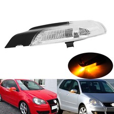 Right LED Wing Mirror Turn Signal Side Indicator Light For 05-09 VW Polo MK4 9N3