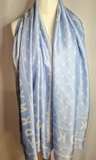 DKNY Ladies blue & white satin