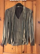 Next Blouse Womens 14 Green