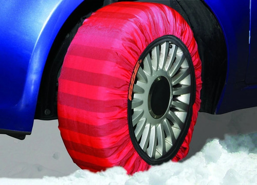 Snow chains textile socks size - chains,