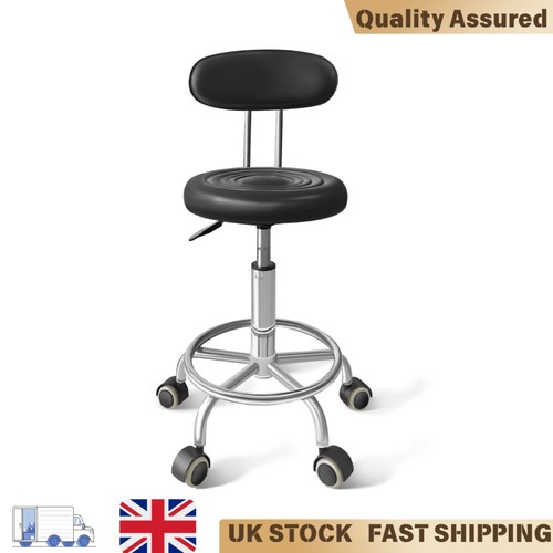 Adjustable saddle swivel salon - adjustable,
