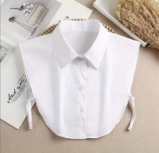 Woman’s False White Half