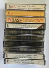 BASF cassettes x 10 (2 x chrome) used