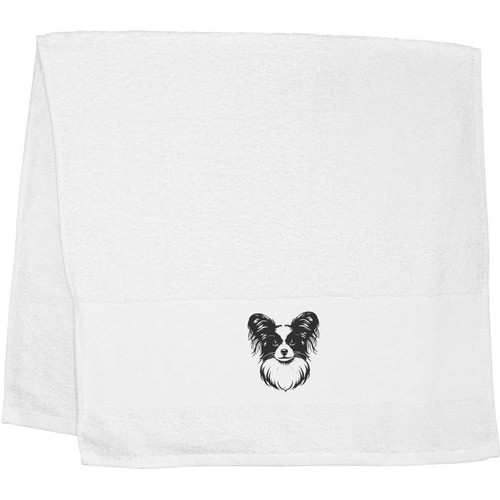 Papillon dog hand guest - 'papillon,