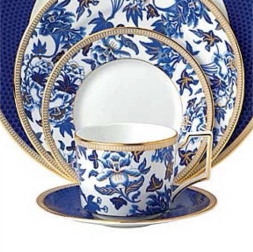 Wedgwood bone china blue - china, white