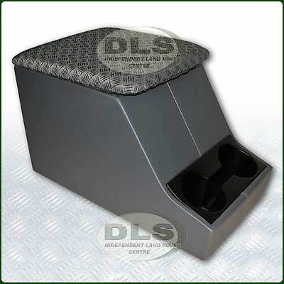 Centre cubby box techno - centre, grey