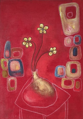 Original abstract acrylic - original, on