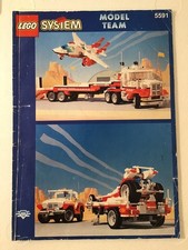 LEGO 5591 Instructions  - Vintage Red Bird Model Team Technic 1994