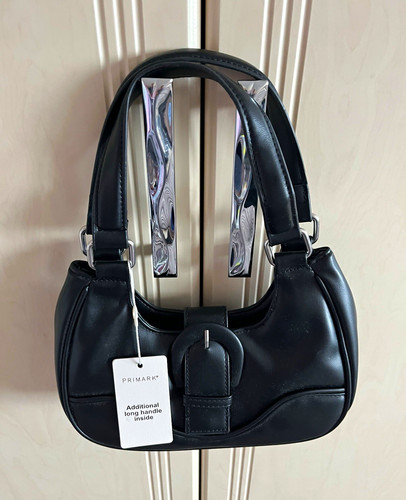 Primark black faux leather - black,