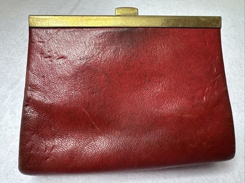 Ettinger purse red leather - ettinger,