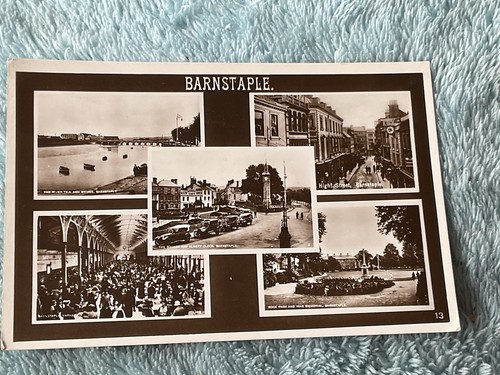Barnstaple multi view postcard - barnstaple,