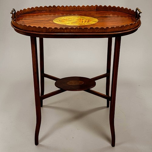 Antique english wood tray top - antique,