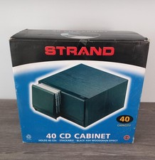 BNIB Black CD Storage Cabinet