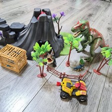 Playmobil Dinosaur Volcano Playset Eruption Dino Figure Toy Kids Play