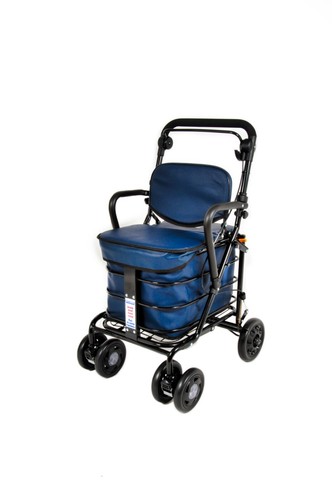 Shopping trolley with seat - shopping,
