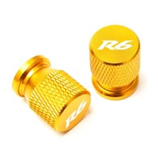 YAMAHA R6 Metal Dust Caps Pair