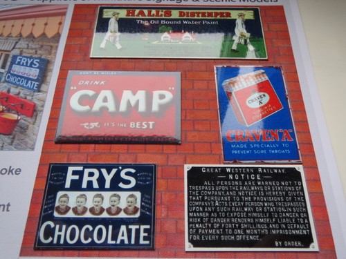 Metal miniature imitation sign - miniature,