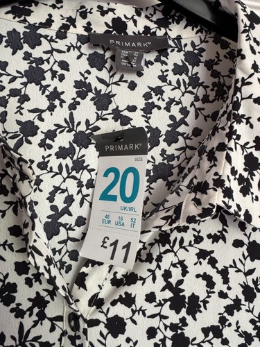 Primark black and cream