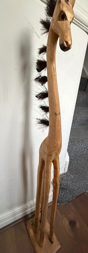 Vintage hand carved wooden - hand,