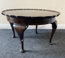 Small Vintage Mahogany Pie Crust Coffee Table