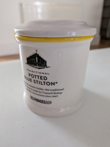 Selfridges potted blue stilton - blue,