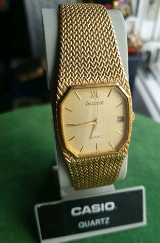 Mens 80s accurist gold - 80s, tone