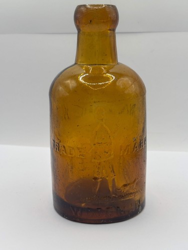 Old amber glass middleton - old,